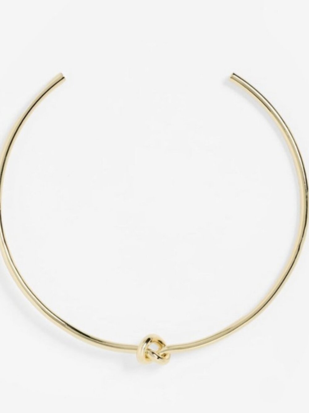 New! Fischer Gold Knot Cuff Necklace (3020) NWOT